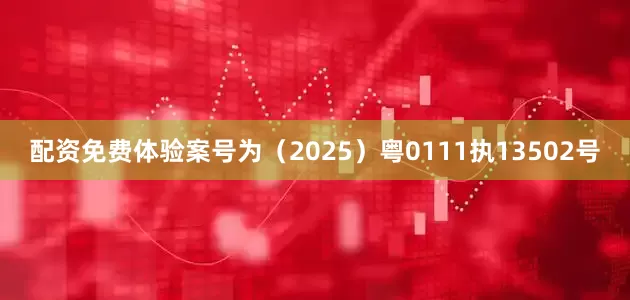 配资免费体验案号为（2025）粤0111执13502号